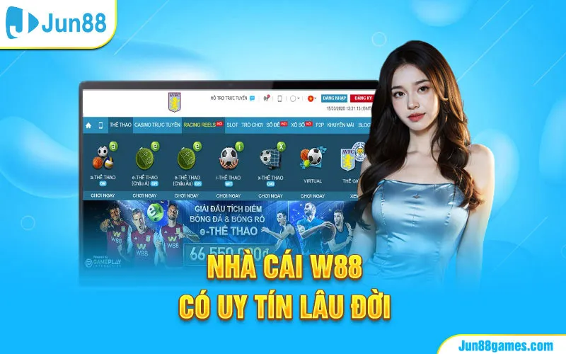 Nhà cái W88 có uy tín lâu đời